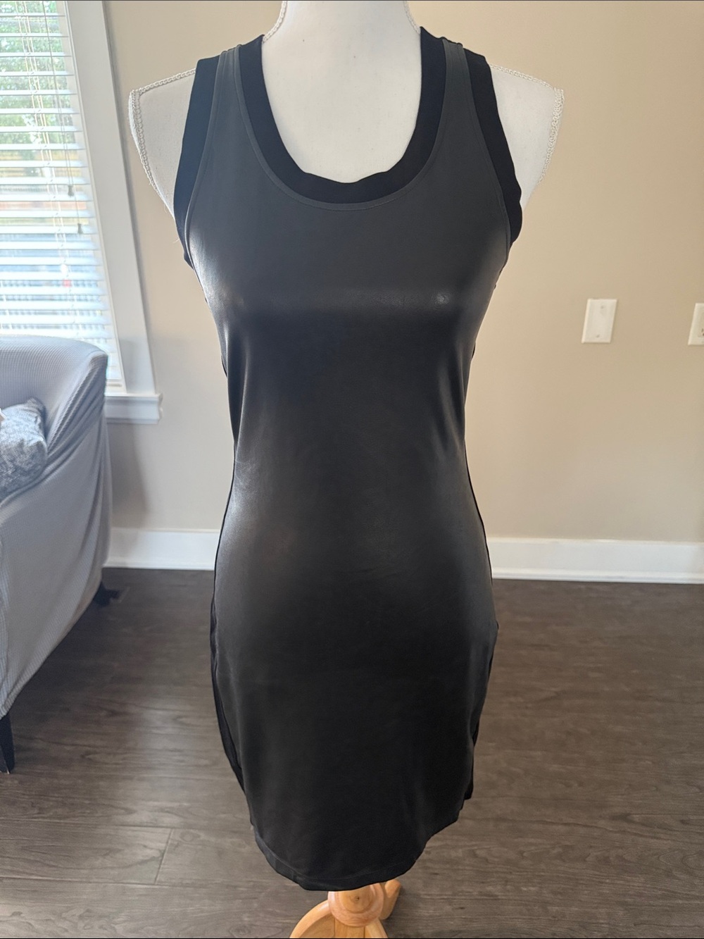 Free People Black Sleeveless Mini Tank Dress